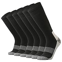 ONKE Men's Cotton Cushion Over the Calf Socks Heavyweight OTC Knee High Steel Toe Western Work Boots Thermal Warm All Seasons