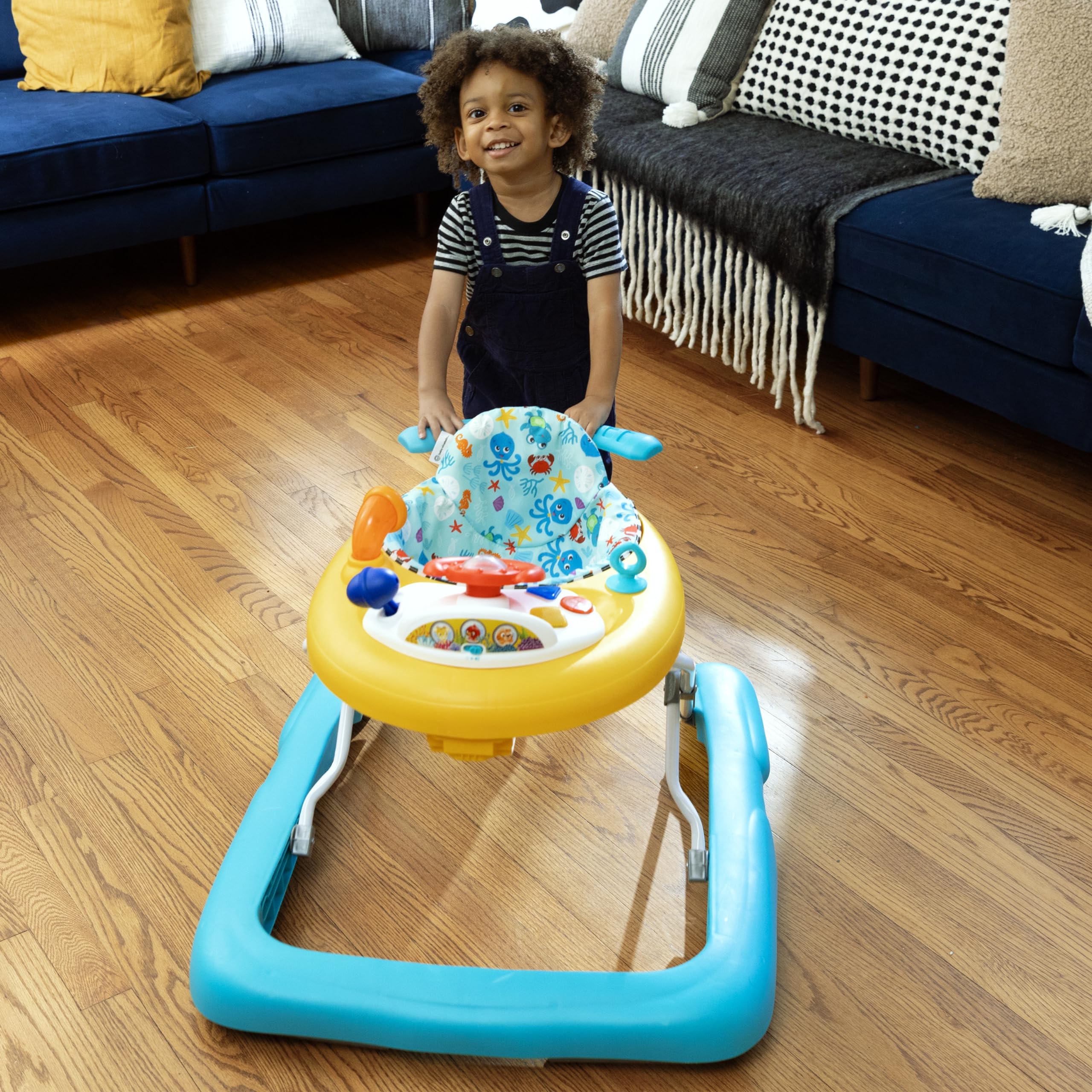 Baby Einstein Ocean Explorers Dive & Discover 3-in-1 Submarine Walker, with Removable Floor-Toy, Ages 6 Months and Up