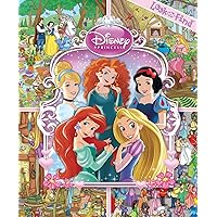 Disney Princess Cinderella, Tangled, Aladdin and More!- Look and Find Activity Book - PI Kids