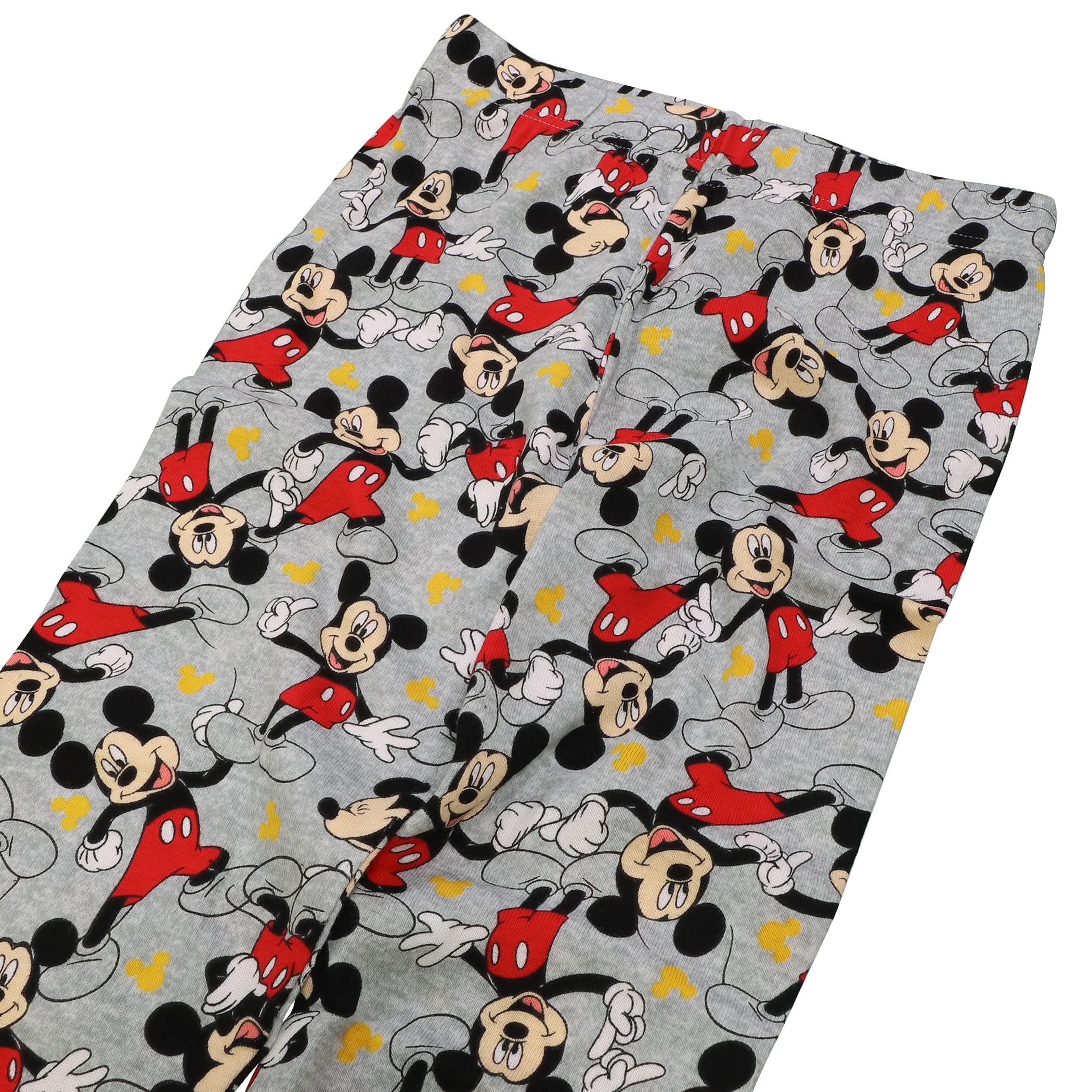 Disney Boys' Mickey Mouse 6-Piece Snug-Fit Cotton Pajamas Set