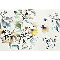 Asian Botanical Thank You Notes (Stationery, Note Cards, Boxed Cards)