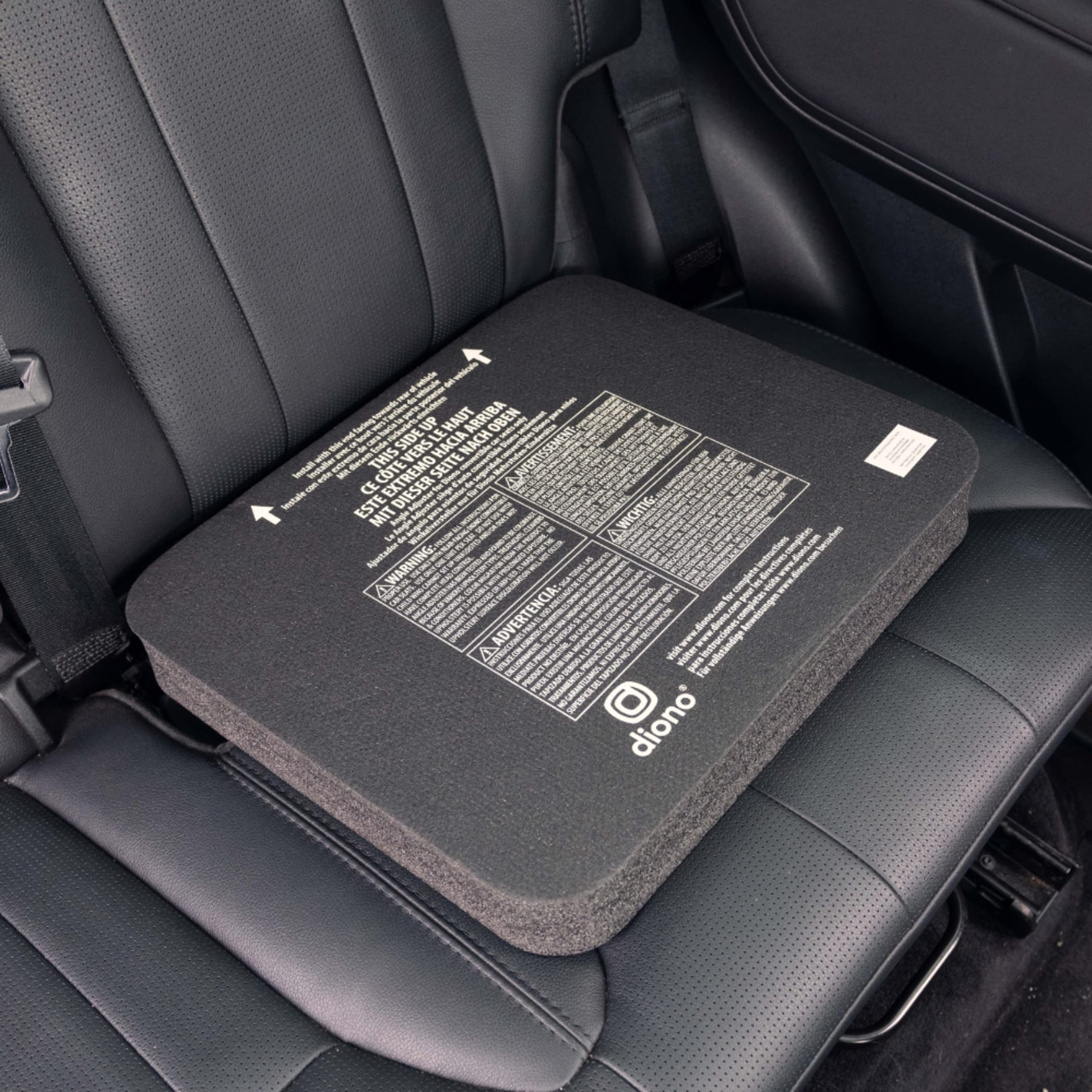 Diono Angle Adjuster Car Seat Leveler, Car Seat Wedge Cushion, Foam Provides More Legroom for Rear-Facing Car Seats