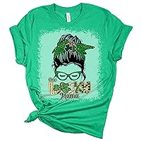 One Lucky Mama Clover St. Patrick's Day Women's Bella T-