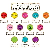 Teacher Created Resources Confetti Classroom Jobs Mini Bulletin Board Set, Multicolor