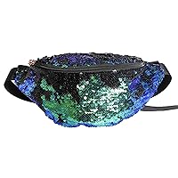 Arsimus Sequin Fanny Pack (Green)