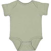 RABBIT SKINS, Baby Soft Fine Jersey Short Sleeve Bodysuit