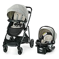 Graco Modes Element LX Travel System | Includes Baby Stroller with Reversible Seat, Extra Storage, Child Tray, One Hand Fold and SnugRide® 35 Lite LX Infant Car Seat, Lynwood