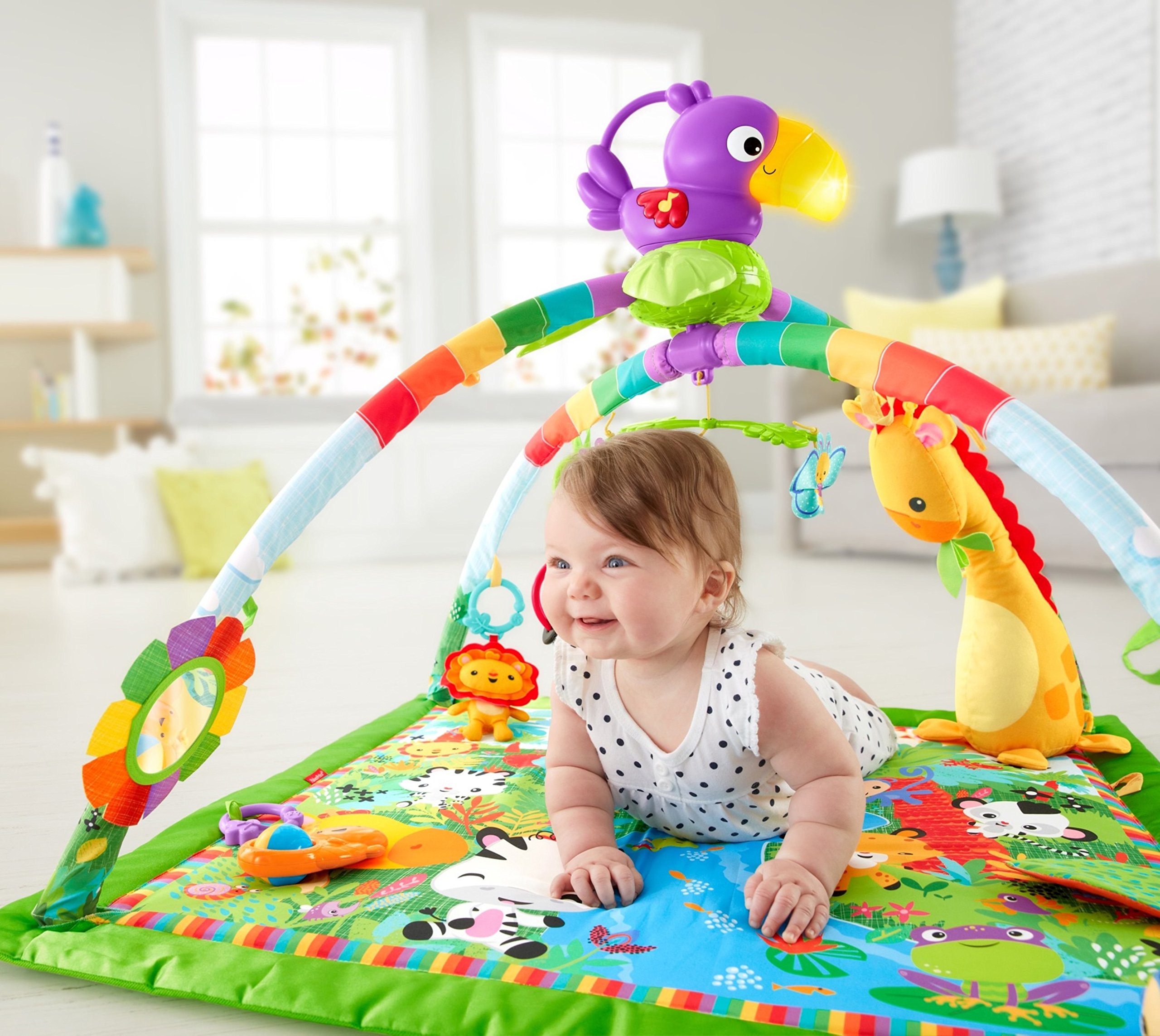 Fisher-Price Rainforest Music & Lights Deluxe Infant Gym