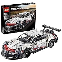 LEGO Technic Porsche 911 RSR Race Car Model Building Kit 42096, Advanced Replica, Exclusive Collectible Set, Gift for Kids, Boys & Girls