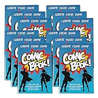 Comic Book Paper : Create your own comic book with these blank comic  sketchbook pages: Over 100 Pages, 8.5 x 11.5 Big Blank Comic Book For  Kids