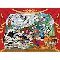 Ceaco - Silver Select - D100 - Micky Through The Years - 1000 Piece Jigsaw Puzzle for Adults Challenging Puzzle Perfect for Game Nights - Finished Size 26.75 x 19.75