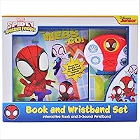 Marvel Spider-man - Spidey and His Amazing Friends - Go-Webs-Go! Interactive Book and 5-Sound Wristband - PI Kids Marvel Spider-man - Spidey and His Amazing Friends - Go-Webs-Go! Interactive Book and 5-Sound Wristband - PI Kids Board book