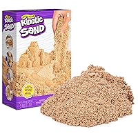 Kinetic Sand, 11lb (5kg) Natural Brown Bulk Play Sand for Arts and Crafts, Sandbox, Moldable Sensory Toys for Kids Ages 3+