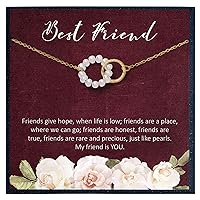 Best Friend Necklace Gifts from Best Friend Jewelry Friendship Necklace Friends Forever Necklace for Friends Moving Away Gifts