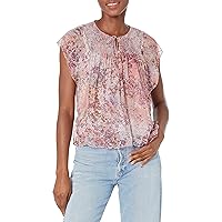 Women's Thana Top in Taupe Gray Multi