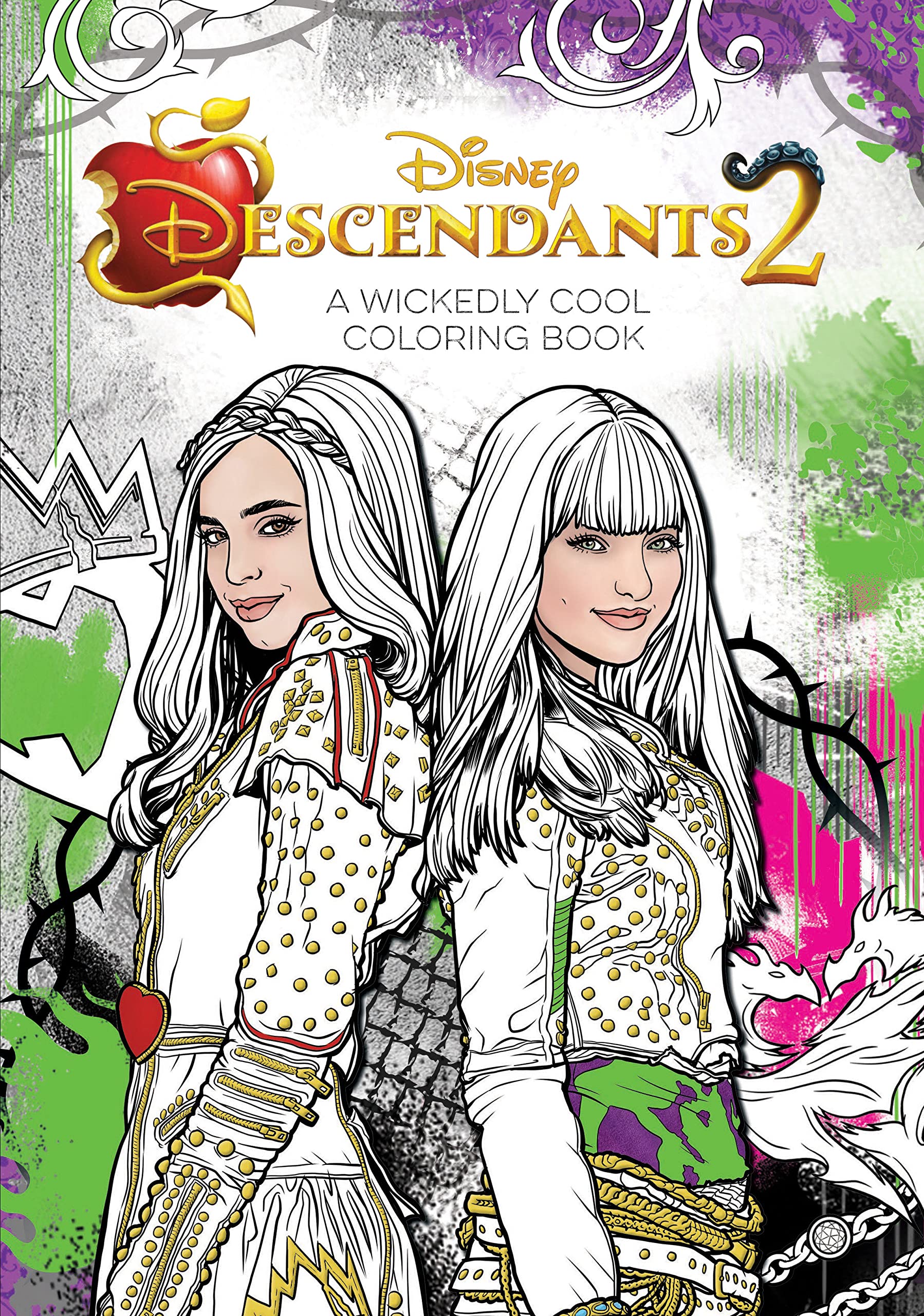 Descendants 2: A Wickedly Cool Coloring Book (Art of Coloring)
