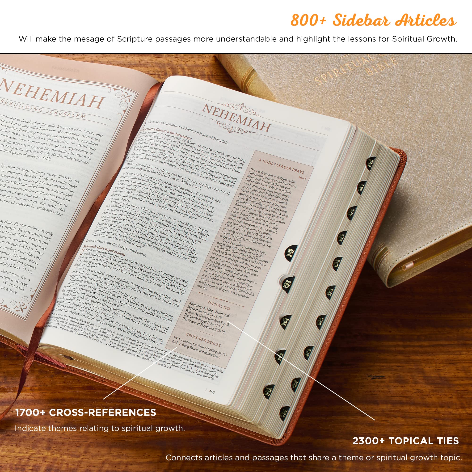The Spiritual Growth Bible, Study Bible, NLT - New Living Translation Holy Bible, Hardcover, Teal