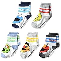 Sesame Street Baby 5 Pack Crew Socks