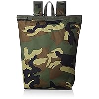 F-Style F-SD010047 Waterproof Backpack & Tote 2-Way Bag, Woodland Camo