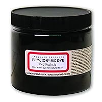 Jacquard Procion Mx Dye - Undisputed King of Tie Dye Powder - Fuchsia - 8 Oz - Cold Water Fiber Reactive Dye Made in USA