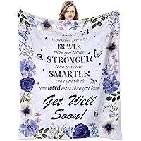 Get Well Soon Gifts for Women, Inspirational Gifts for Women Friend, Healing Gifts for Women, Feel Better Gifts for Women, Positive Energy Gifts for Women Throw Blanket 60