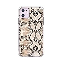 iPhone Case Designed for The Apple iPhone 11, Snakeskin (Reptilian Print) - Military Grade Protection - Drop Tested - Protective Slim Clear Case