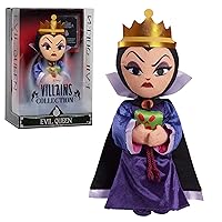 Just Play Disney Villains Collection: Evil Queen Plush, 13-inch Collectible Plush Doll, Officially Licensed Kids Toys for Ages 3 Up, Amazon Exclusive