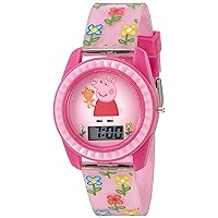 Kids Nickelodeon Peppa Pig Pink Digital Analog Quartz Wrist Watch, Cool Inexpensive Gift & Party Favor for Girls, Boys, Toddlers, Adults All Ages