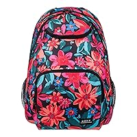 Roxy Women Shadow Swell 24 L Medium Backpack, Anthracite Floral Fiesta, One Size