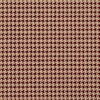 E851 Dark Red and Beige Classic Houndstooth Jacquard Upholstery Fabric by The Yard