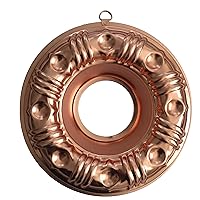 Copper Round Jello Mold - 4 Cups