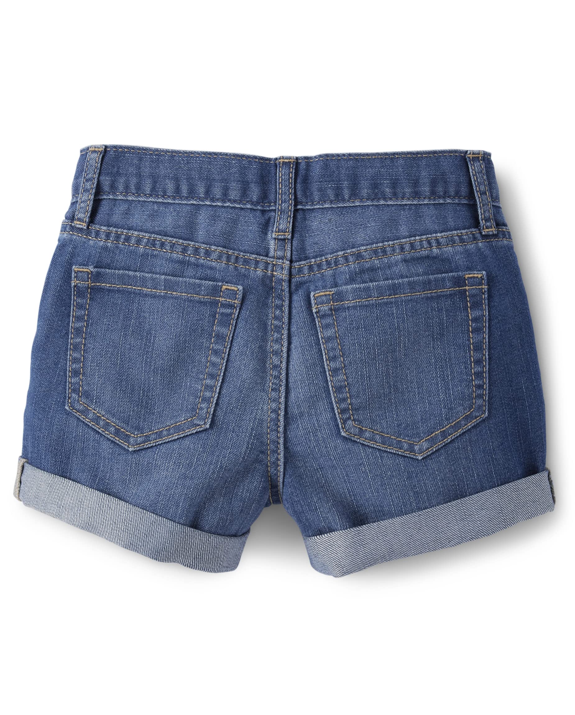 The Children's Place Girls' Roll Cuff Shortie 3 Pack