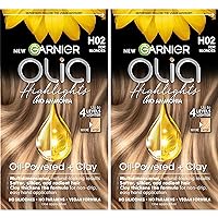 Hair Color Olia Ammonia-Free Permanent Hair Dye, H02 Highlights for Blondes, 2 Count (Packaging May Vary) Garnier Hair Color Olia Ammonia-Free Permanent Hair Dye, H02 Highlights for Blondes, 2 Count (Packaging May Vary)