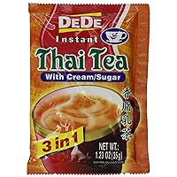De De Instant Thai tea with Cream and Sugar, 1.23oz x 12pks