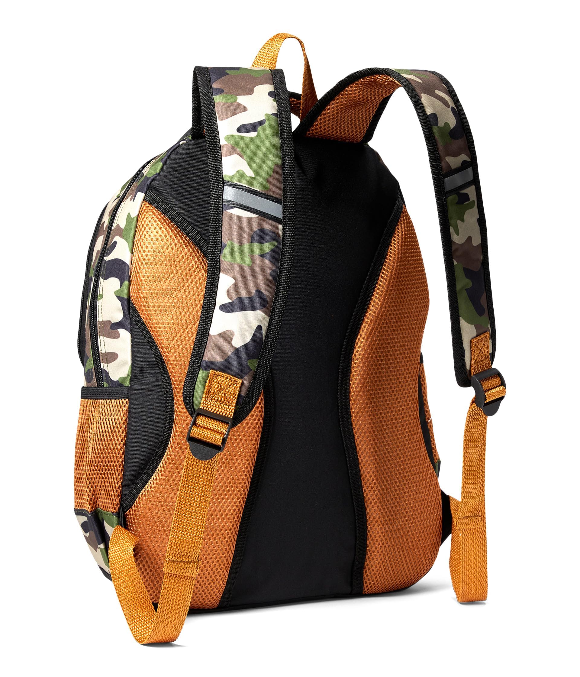 Western Chief Multi Compartment Backpack Bundle w/Lunch Box & Pencil Pouch Camo One Size