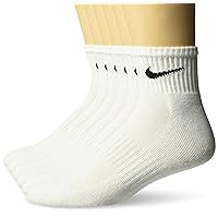 Nike Women's Performance Cushion Quarter Socks with Band (6 Pairs)