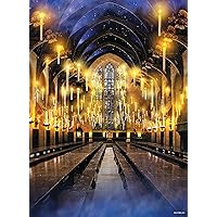 Harry Potter Great Hall 1000 Piece Jigsaw Puzzle | Artwork from Harry Potter Films Featuring Hogwarts Great Hall | Official Collectible Harry Potter Merchandise