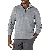 Amazon Essentials Men's Long-Sleeve Quarter-Zip Fleece Sweatshirt