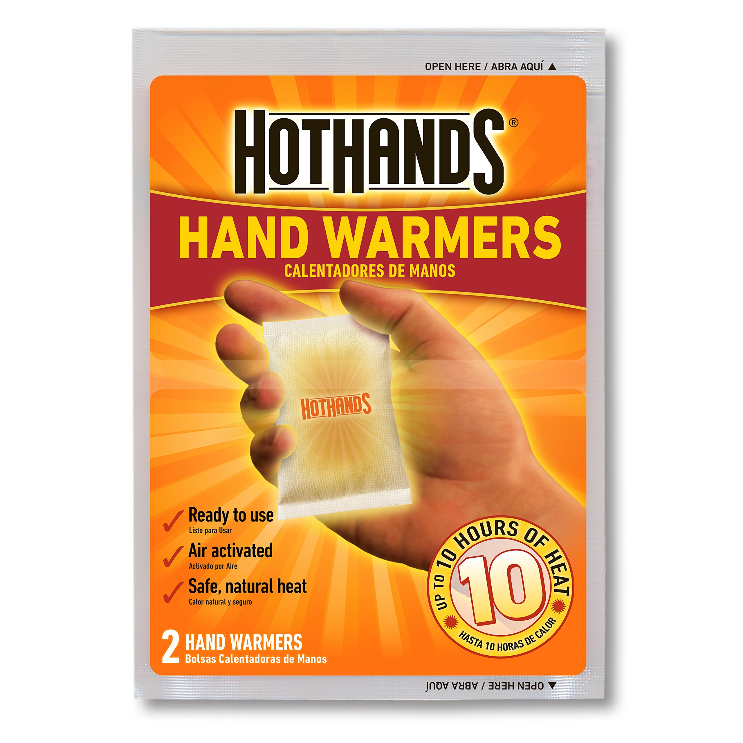 HotHands Hand Warmers - Long Lasting Safe Natural Odorless Air Activated Warmers - Up to 10 Hours of Heat - 40 Pair