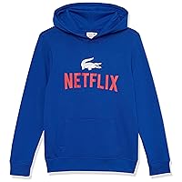 Lacoste Boys' Kid's Long Sleeve Netflix Hooded Sweatshirt