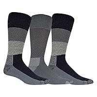Dr. Scholl's Men's Advanced Diabetic Blisterguard Socks - 2 & 3 Pair Packs - Non-Binding Cushioned Comfort