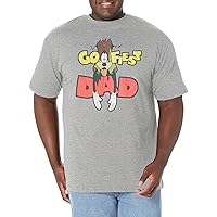 Disney Big & Tall Goofy Movie Goofiest Dad Men's Tops Short Sleeve Tee Shirt