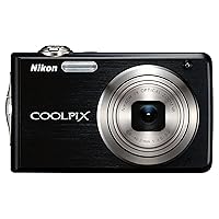 Nikon Coolpix S630 12MP Digital Camera with 7x Optical Vibration Reduction (VR) Zoom and 2.7 inch LCD (Jet Black)