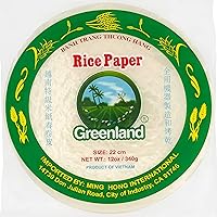 TANISA Rice Paper Wrappers for Spring Rolls - Round Gluten Free Spring Roll  Rice Paper Wrapper - Traditional Rice Wrappers for Fresh Rolls - Vietnamese  Rice Paper - 8.7 in 2 Packs (2 x 12 oz) 12 Ounce (Pack of 2)