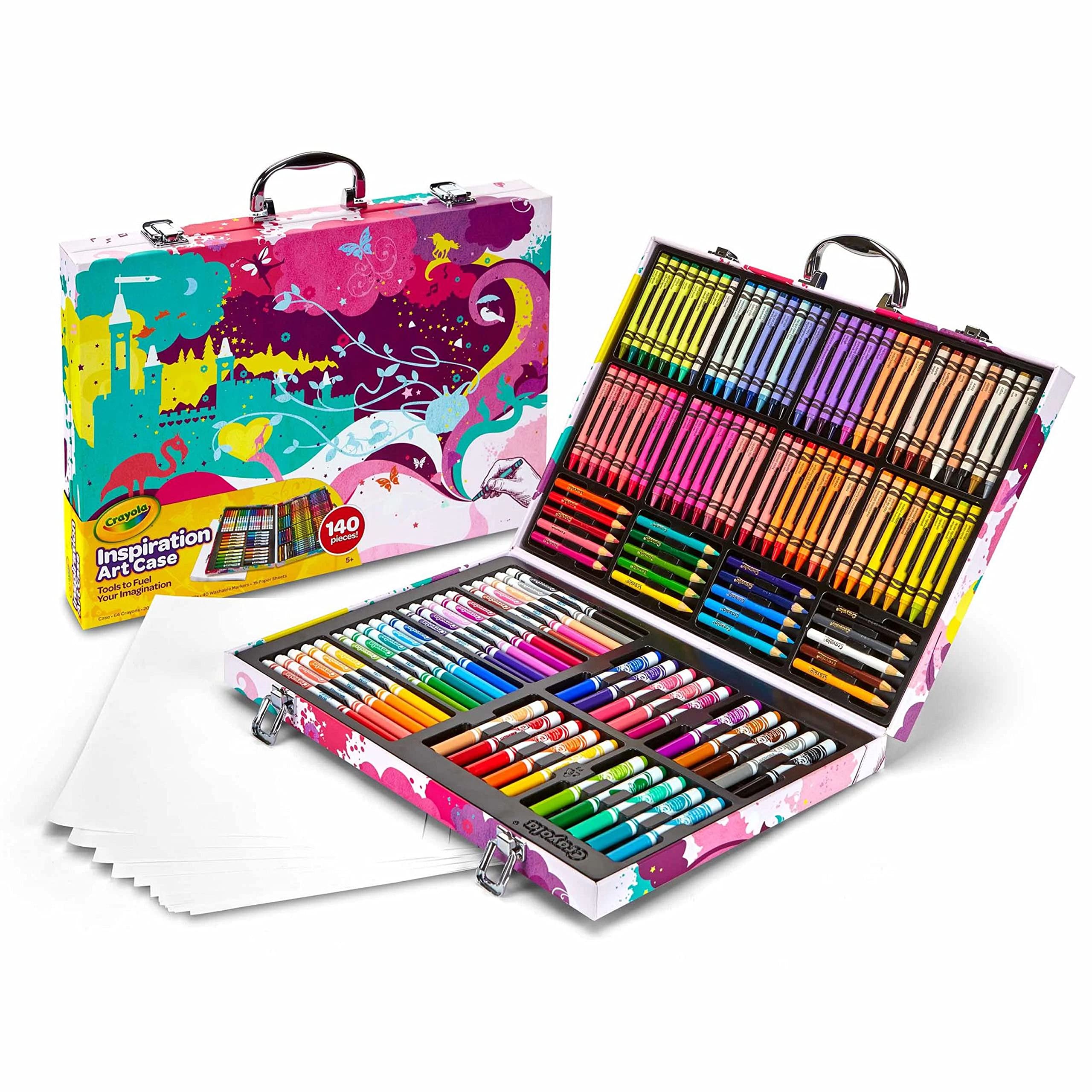 Drawing Kit Painiting Set Colour Set Art Set Art Box,Art Kit, Kids Painting  Set for Kids, Box with Colour Pencil, Crayons, Water Colour, Sketch Pens