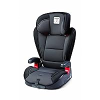 Peg Perego Viaggio HBB 120 - Booster Car Seat - for Children from 40 to 120 lbs - Made in Italy - Crystal Black (Black)