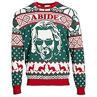 The Big Lebowski Dude Abide Marmot Bowling Ugly Christmas Sweater