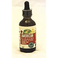 American Ginseng Herbal Elixir Alcohol Free Glycerite 2 oz. Liquid
