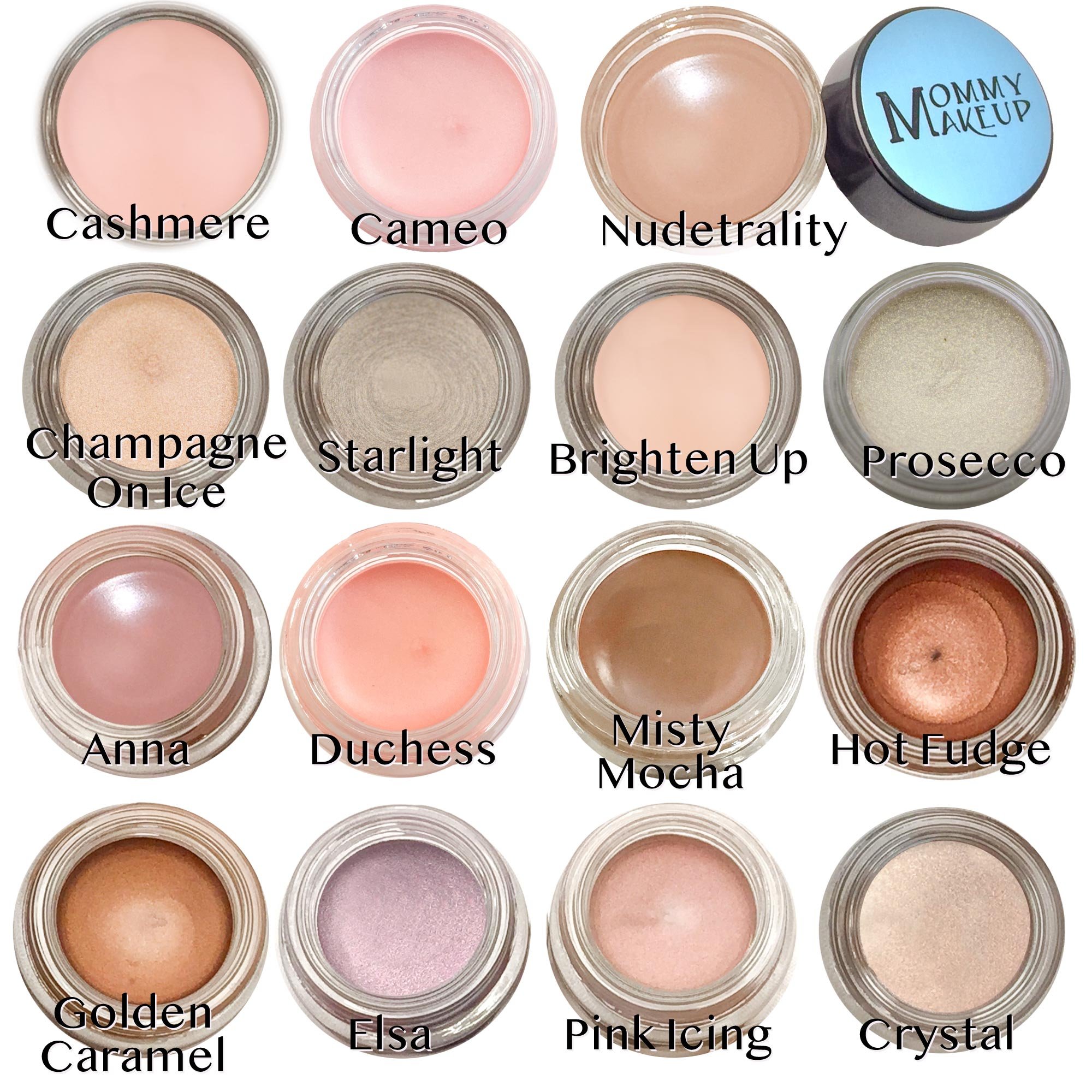 Any Wear Creme in Anna (a matte warm rosy beige) - The ultimate multi-tasking cosmetic - Smudge-proof Eye Shadow, Cheek Color, and Lip Color all-in-one by Mommy Makeup [Anna]