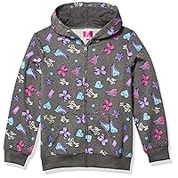 Nickelodeon Girl's JoJo Pink Bow High Tops Hooded Jacket